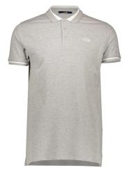 Cavalli CLASS Koszulka polo w kolorze szarym rozmiar: XL. Szare koszulki polo męskie Cavalli Class, xl, bez wzorów, z bawełny, bez ramiączek. Za 96.60 zł.