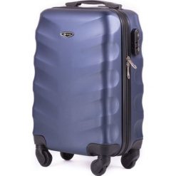 Mała walizka podróżna na kółkach SOLIER STL402 ABS XS granatowa - XS \ granatowy. Niebieskie walizki Solier, bez wzorów, z gumy, małe. Za 119.00 zł.