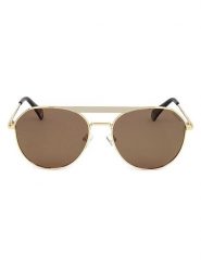 Polaroid Okulary przeciwsłoneczne unisex w kolorze złoto-brązowym rozmiar: 57. Brązowe okulary przeciwsłoneczne damskie Polaroid. Za 126.95 zł.