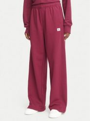 Calvin Klein Jeans Spodnie dresowe LV047C249G Czerwony ciemny Wide Leg. Czerwone jeansy damskie Calvin Klein Jeans, xs, bez wzorów, z bawełny. Za 369.99 zł.
