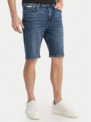 Calvin Klein Jeans Szorty jeansowe LV04RF922G Niebieski Regular Fit. Niebieskie szorty męskie Calvin Klein Jeans, bez wzorów, z bawełny. Za 289.99 zł.
