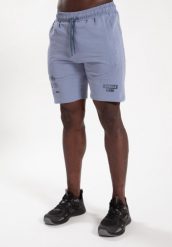 Lopez Szorty tonewash Niebieski. Niebieskie szorty damskie GORILLA WEAR, bez wzorów, z bawełny. Za 209.00 zł.