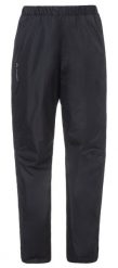 Spodnie damskie Fluid Full-Zip. Czarne spodnie materiałowe damskie Vaude, bez wzorów, z materiału. Za 534.25 zł.