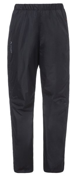 Spodnie damskie Fluid Full-Zip. Czarne spodnie materiałowe damskie Vaude, bez wzorów, z materiału. Za 534.25 zł.