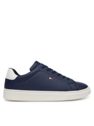 Tommy Hilfiger Sneakersy T3X9-35233-1355A474 D Granatowy. Niebieskie buty sportowe chłopięce Tommy Hilfiger, ze skóry, bez zapięcia. Za 329.99 zł.
