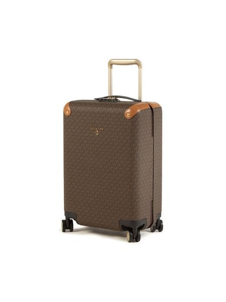 MICHAEL Michael Kors Walizka kabinowa Travel 30S0GTFT3B Brązowy. Brązowe walizki MICHAEL Michael Kors, bez wzorów, ze skóry. Za 1,649.00 zł.