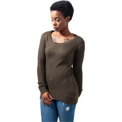 Bluza damska Urban Classic długa. Zielone bluzy bez kaptura damskie Urban Classics. Za 175.50 zł.