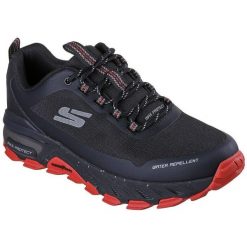 Buty sportowe męskie Skechers Max Protect promote Track. Czarne buty sportowe na co dzień męskie Skechers, z materiału, bez zapięcia. Za 479.99 zł.