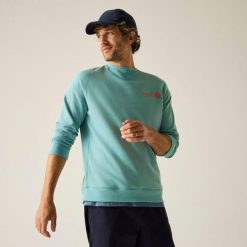 Bluza Regatta Nithsdale. Niebieskie bluzy bez kaptura męskie Regatta, m, z bawełny. Za 159.99 zł.