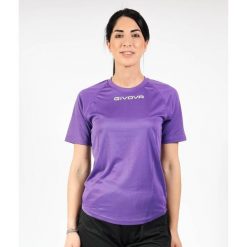 Koszulka Sportowa Microforata Givova 2XL - Oddychająca i Lekka. Fioletowe bluzki sportowe damskie Givova, xl, bez wzorów, z poliesteru, bez ramiączek. Za 53.59 zł.