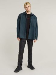 G-Star Dżinsy - Slim fit - w kolorze czarnym rozmiar: W34/L32. Czarne jeansy męskie G-Star. Za 263.53 zł.