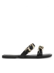 MEXX Klapki WYL021123-01 Czarny. Czarne klapki damskie Mexx, bez wzorów, z syntetyku, bez obcasa. Za 49.99 zł.