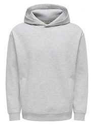 ONLY & SONS Bluza "Dane" w kolorze jasnoszarym rozmiar: S. Szare bluzy z kapturem męskie Only & Sons, s. Za 169.95 zł.