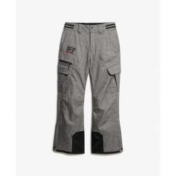 Spodnie narciarskie Superdry Peak Rescue. Szare spodnie materiałowe męskie Superdry., bez wzorów. W wyprzedaży za 1,082.20 zł.