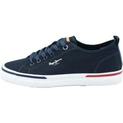 Trampki Pepe Jeans Kenton Smart 22, Mężczyźni. Niebieskie buty sportowe na co dzień męskie Pepe Jeans, bez wzorów, z jeansu, bez zapięcia. Za 269.95 zł.