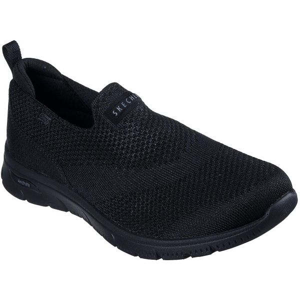 Buty sportowe damskie Skechers Arch Fit Refine 2.0 - Cascade. Czarne buty sportowe na co dzień damskie Skechers, bez wzorów, z materiału. Za 590.00 zł.