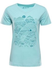 Alpine Pro Koszulka funkcyjna "Grema 2" w kolorze błękitnym rozmiar: M. Niebieskie topy sportowe damskie Alpine Pro, m, bez wzorów, bez ramiączek. Za 105.88 zł.