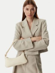 HUGO Torebka Ilary 50562964 Kremowy. Białe torebki klasyczne damskie Hugo, bez wzorów, ze skóry, bez dodatków. Za 549.99 zł.