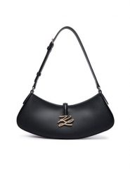 KARL LAGERFELD Torebka B4W30208 Czarny. Czarne torebki klasyczne damskie Karl Lagerfeld, bez wzorów, ze skóry, bez dodatków. Za 1,099.00 zł.