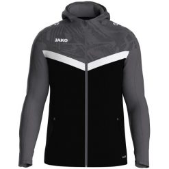 Bluza dresowa z kapturem zapinana na zamek Jako Iconic. Czarne bluzy z kapturem damskie Jako, xl, z dresówki. Za 276.45 zł.