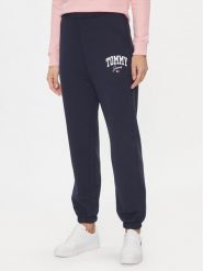 Tommy Jeans Spodnie dresowe DW0DW16379 Granatowy Relaxed Fit. Niebieskie jeansy damskie Tommy Jeans. Za 249.99 zł.