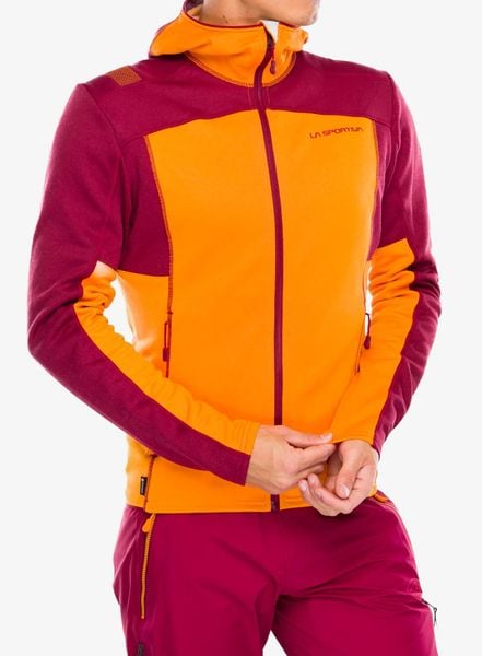 Bluza z kapturem męska La Sportiva Cosmic Hoody. Brązowe bluzy z kapturem męskie La Sportiva, m, z materiału. Za 879.25 zł.