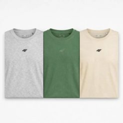 T-SHIRT MĘSKI KOSZULKA 4F ZESTAW LIMITOWANY KOMPLET 3 SZTUKI 4XL M3947 SS26. T-shirty męskie 4f, m, bez wzorów, z bawełny, bez kołnierzyka. Za 164.98 zł.