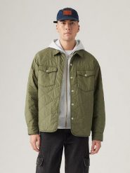 Levi's Kurtka pikowana w kolorze khaki rozmiar: XL. Brązowe kurtki męskie Levi's, s, bez wzorów, bez kaptura. Za 206.42 zł.