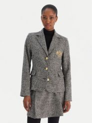 Tommy Hilfiger Marynarka WW0WW48786 Szary Slim Fit. Szare marynarki i żakiety damskie Tommy Hilfiger, bez wzorów, z wełny. Za 1,499.00 zł.