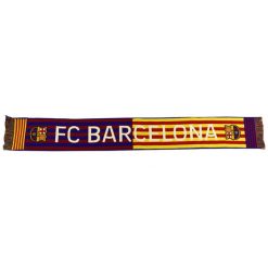 Szalik FC Barcelona - oficjalny licencjonowany. Niebieskie szaliki i kominy damskie FC Barcelona, bez wzorów. Za 99.00 zł.
