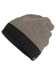 Elkline Czapka-beanie "Hat up" w kolorze jasnobrązowym rozmiar: onesize. Brązowe czapki zimowe damskie elkline, ze skóry. Za 129.43 zł.
