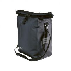 Torba Rowerowa Wodoodporna Mała 18,5 Litra 27 X 49 X 14 Cm - Czarna. Czarne torebki klasyczne damskie GREENLANDS, bez wzorów, małe, bez dodatków. Za 216.00 zł.