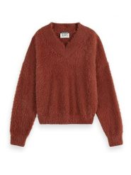 Scotch & Soda Sweter w kolorze czerwonym rozmiar: M. Czerwone swetry klasyczne damskie Scotch & Soda, m, z poliamidu, bez kołnierzyka. Za 257.31 zł.