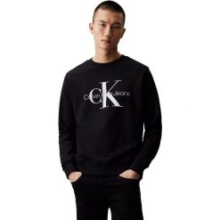 Bluza Calvin Klein Core Monogram, Mężczyźni. Czarne bluzy bez kaptura męskie CALVIN KLEIN, m, z bawełny. Za 490.00 zł.