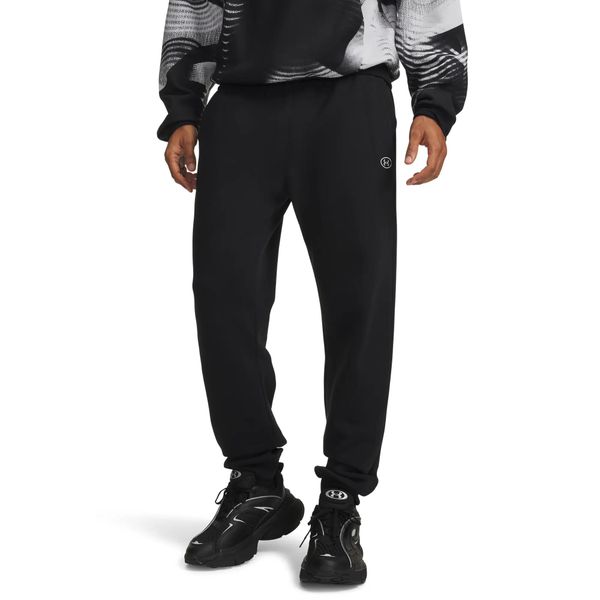 Spodnie treningowe Under Armour Rival Fleece Jogger 6017021. Białe spodnie materiałowe męskie Under Armour, bez wzorów, z bawełny. Za 244.35 zł.