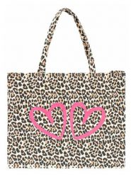 Zwillingsherz Shopper bag w kolorze beżowym rozmiar: onesize. Brązowe shopper bag damskie Zwillingsherz, bez wzorów, z materiału, na ramię, z nadrukiem, bez dodatków. Za 67.09 zł.