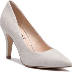 Półbuty CAPRICE - 9-22416-22 Grey Jeans Sue 252. Szare półbuty damskie Caprice, bez wzorów, z jeansu, eleganckie, bez obcasa, na obcasie. W wyprzedaży za 159.00 zł.