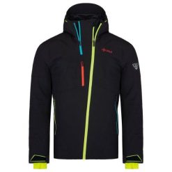 Męska kurtka narciarska Kilpi KILLY-M. Czarne kurtki narciarskie i snowboardowe damskie Kilpi, l, bez wzorów, z materiału, z kapturem, narciarskie. Za 731.89 zł.
