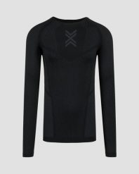 Koszulka z długim rękawem męska X-Bionic XCEED RUN SHIRT LS MEN BLACK/RHINO GREY. Czarne koszulki męskie z długim rękawem X BIONIC, m, bez ramiączek, do biegania. Za 459.99 zł.
