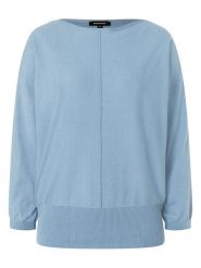 More & More Sweter w kolorze błękitnym rozmiar: 40. Niebieskie swetry klasyczne damskie MORE & MORE, s, z wiskozy, bez kołnierzyka. Za 135.17 zł.