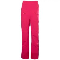 Spodnie narciarskie dla kobiet Helly Hansen Alphelia High Waist Insulated. Czerwone spodnie materiałowe damskie Helly Hansen, bez wzorów, z elastanu, z podwyższonym stanem. Za 1,165.50 zł.