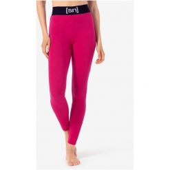 Legginsy termoaktywne damskie SUPER.NATURAL W Tundra 175 Tight. Czerwone bielizna termoaktywna damska Super.natural, bez wzorów. Za 349.99 zł.