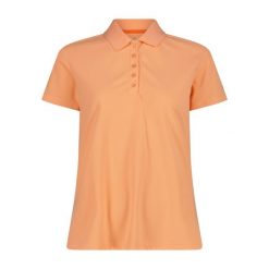 Damska koszulka polo CMP. Brązowe bluzki damskie CMP, bez wzorów, bez kołnierzyka, bez ramiączek. Za 159.00 zł.