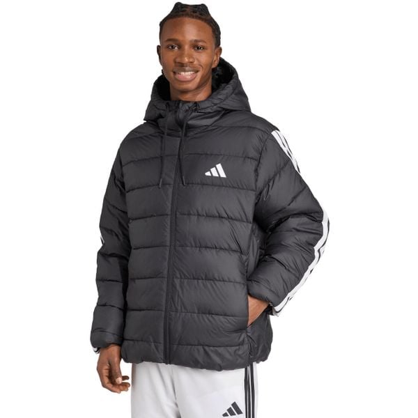 Męska kurtka adidas Essentials Climawarm 3-Stripes. Czarne kurtki męskie Adidas, m, bez wzorów, z materiału, bez kaptura. Za 427.99 zł.