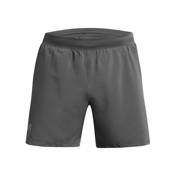 Szorty Under Armour Launch 5". Czarne szorty męskie Under Armour, bez wzorów, z dzianiny. Za 193.05 zł.