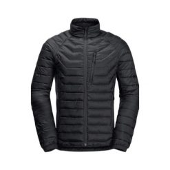 Kurtka uniwersalna męska Jack Wolfskin Routeburn Pro. Czarne kurtki męskie Jack Wolfskin, m, bez wzorów, z puchu, klasyczne, bez kaptura. Za 773.00 zł.