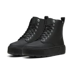 Damskie buty Karmen PUMA Black Silver Metallic. Czarne buty sportowe na co dzień damskie Puma, bez wzorów, z gumy, trekkingowe. Za 411.65 zł.