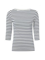 Brookshire Koszulka Kobiety Bawełna biały|niebieski, L. Białe t-shirty damskie brookshire, l, bez wzorów, z bawełny, bez kołnierzyka. Za 79.95 zł.