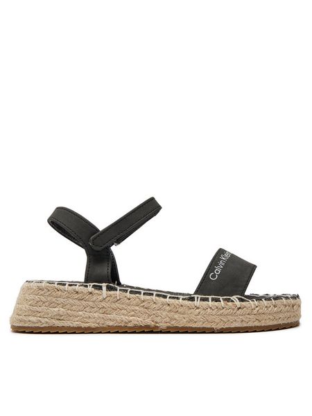 Calvin Klein Jeans Espadryle Rope Wedge V3A7-80839-1708 S Czarny. Czarne spodnie dziewczęce Calvin Klein Jeans, z jeansu. Za 189.99 zł.