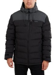 Kurtka uliczna męska Fundango Passat Padded. Szare kurtki męskie Fundango, l, bez wzorów, z materiału, sportowe, z kapturem. Za 399.90 zł.